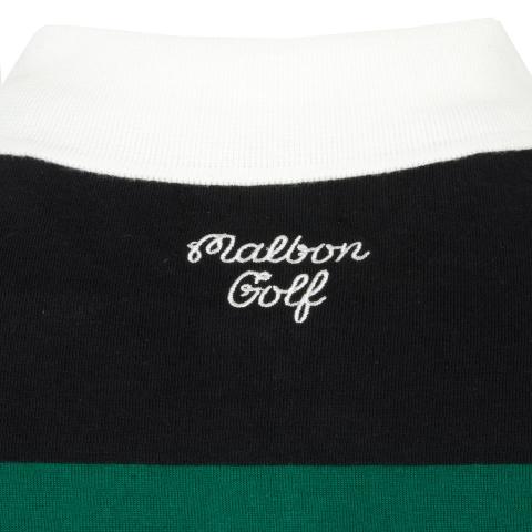 Malbon Wiz Striped Polo Shirt