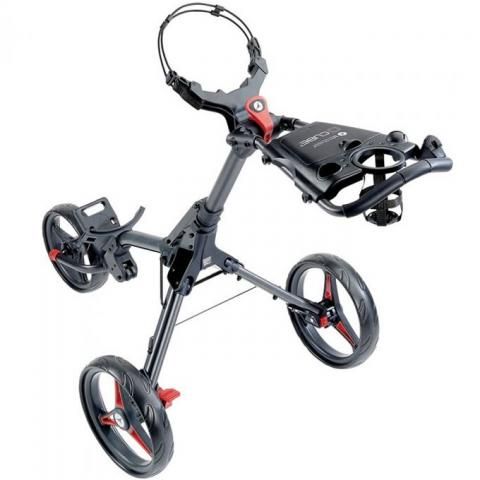 Motocaddy CUBE Push Golf Trolley Graphite/Red