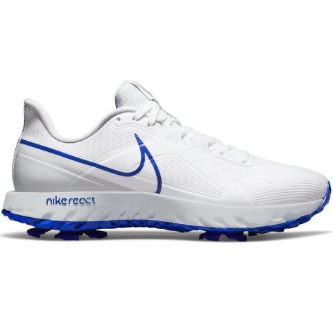 Nike React Infinity Pro Golf Shoes White/Racer Blue/Pure Platinum ...