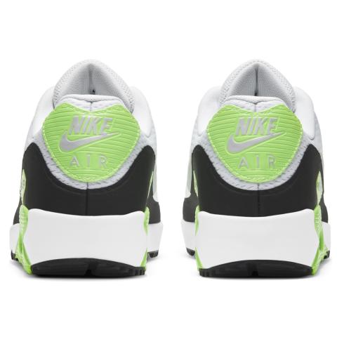 Nike Air Max 90 G Golf Shoes White Neutral Grey Black Flash Lime Scottsdale Golf