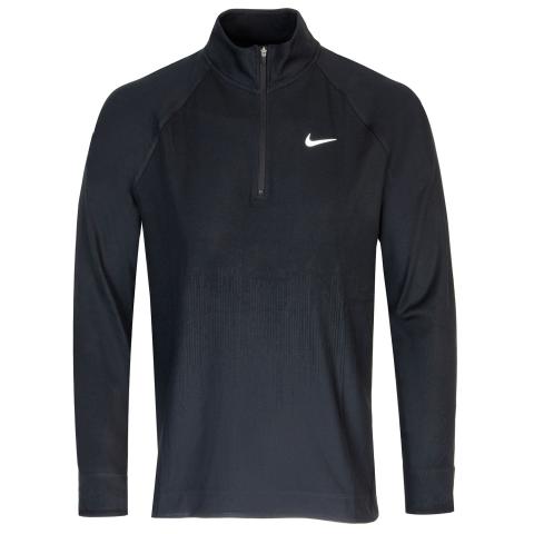 Nike Dri-FIT ADV Tour Vapor Half Zip Golf Sweater Black/White