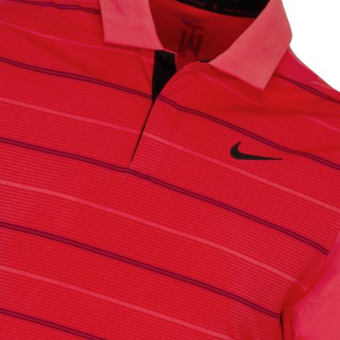 Nike Dri FIT Tiger Woods Striped Golf Polo