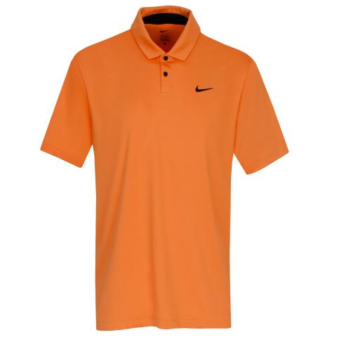 Nike Dri-FIT Tour Solid Polo Shirt Orange Trance/Black