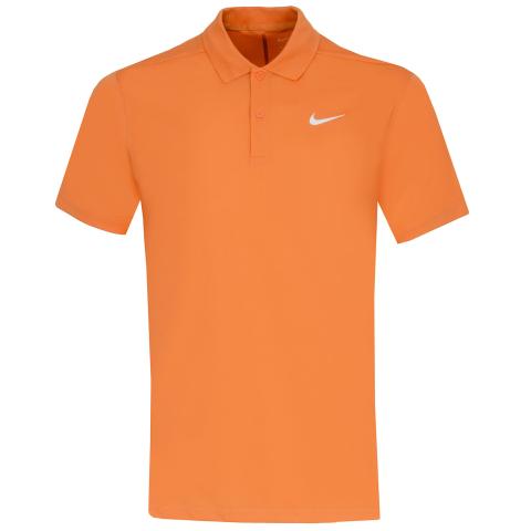 Nike Dri-FIT Victory Solid Polo Shirt Orange Trance/White