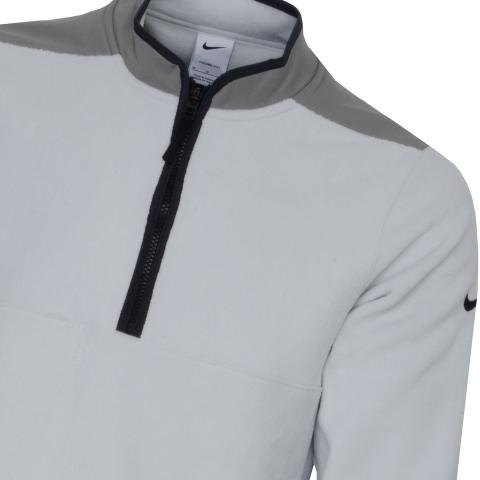Nike Therma-FIT Victory 1/2 Zip Fleece Golf Sweater Photon Dust/Dust/Dark  Smoke Grey/Black | Scottsdale Golf
