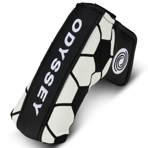 Odyssey Soccer Blade Putter Headcover White/Black