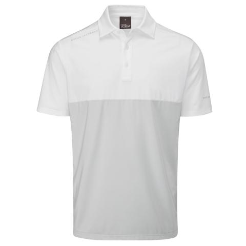 Oscar Jacobson Willow Polo Shirt Lunar Grey/White | Scottsdale Golf