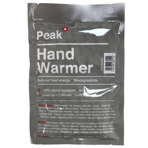 Peak 8 Hour Single Use Hand Warmer