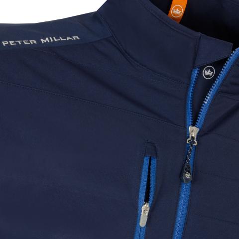 Peter Millar Weld Elite Hybrid Zip Neck Sweater