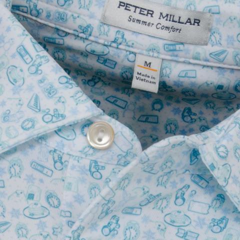 Peter Millar Deja Vu Performance Jersey Polo Shirt