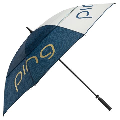 PING G Le3 Double Canopy Golf Umbrella Navy/Gold/White