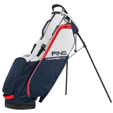 PING Hoofer Lite Golf Stand Bag Navy/Platinum/Red
