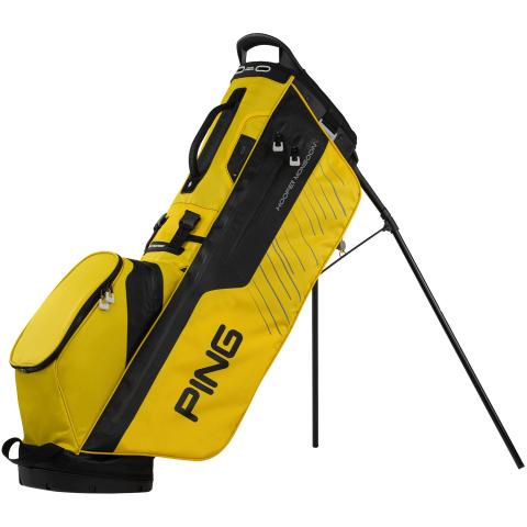 PING Hoofer Monsoon Waterproof Golf Stand Bag Yellow/Black
