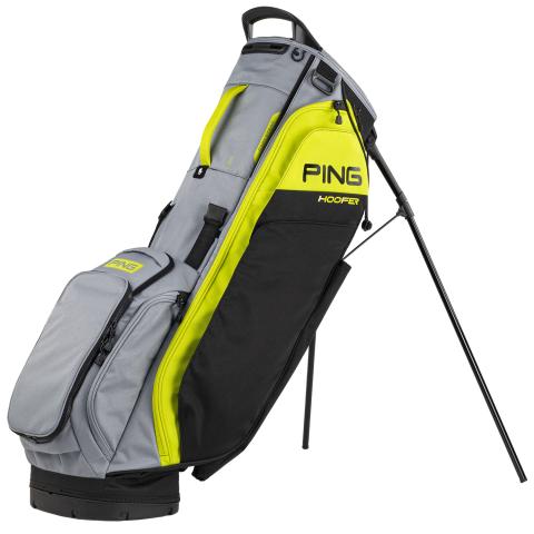 PING Hoofer Golf Stand Bag Black/Iron/Neon Yellow