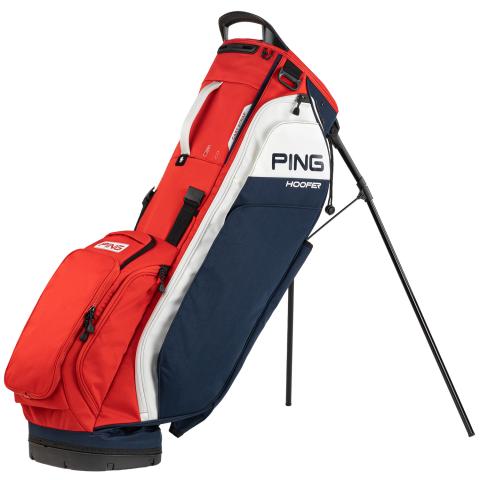 PING Hoofer Golf Stand Bag Navy/Red/White