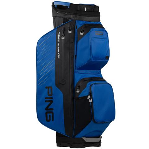 PING Pioneer Monsoon Waterproof Golf Cart Bag Blue/Black