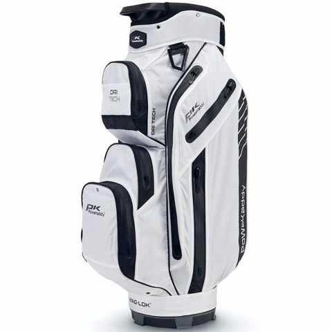 PowaKaddy Dri Tech Golf Cart Bag White/Black