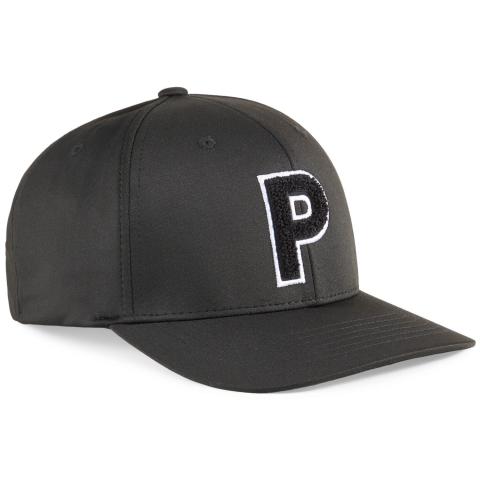PUMA Chenille P Baseball Cap Puma Black