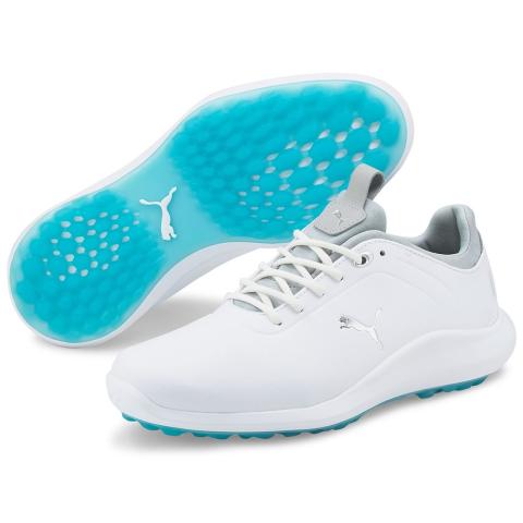 blue puma golf shoes