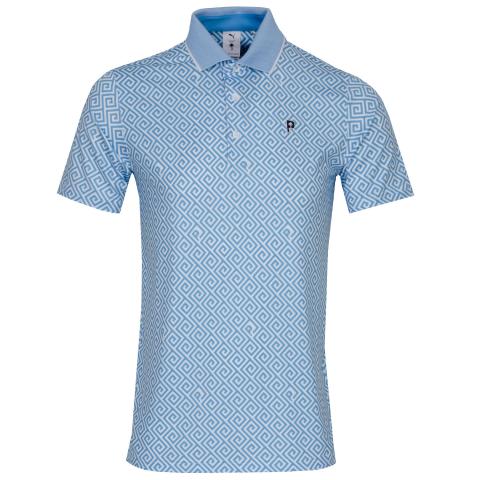 PUMA PTC Resort Polo Shirt Regal Blue/White Glow