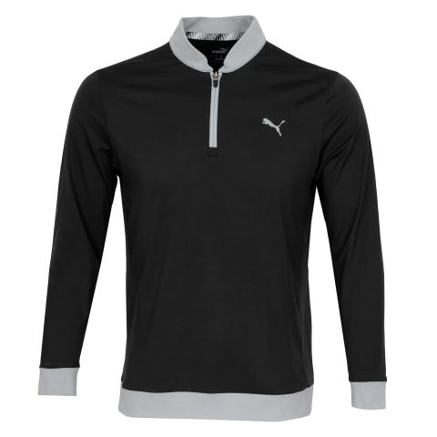 Puma Golf Rotation Stealth Zip Neck Sweater Puma Golf Rotation Stealth Zip Neck Sweater
