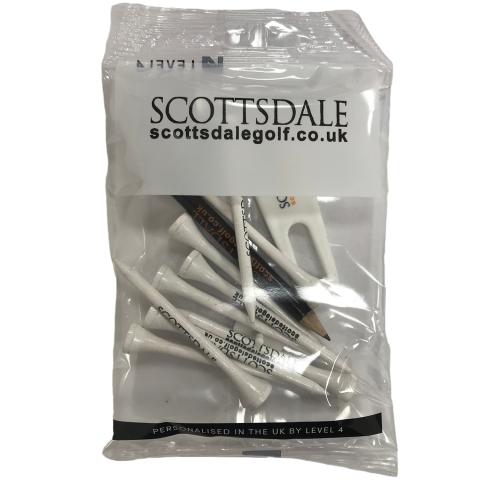 Scottsdale Golf Accessory Pack Pitchfork, Pencil, Ball Marker & Tees