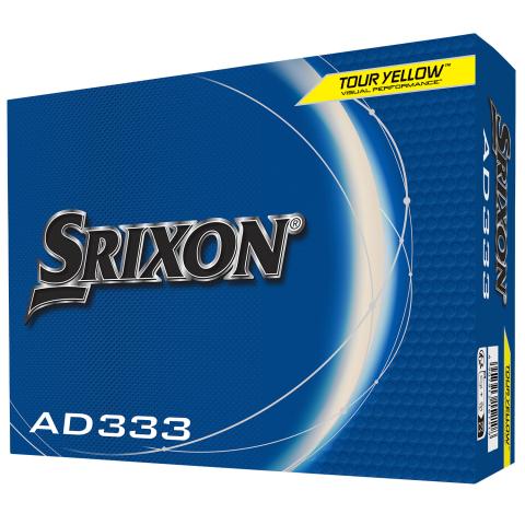 Srixon AD333 Golf Balls Yellow / Dozen