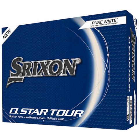 Srixon Q-STAR Tour Golf Balls Pure White / Dozen