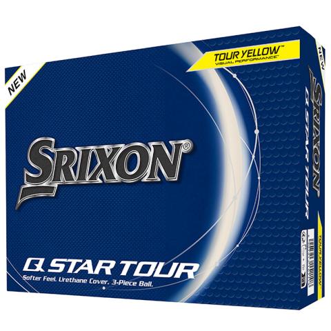Srixon Q-STAR Tour Golf Balls Tour Yellow / Dozen