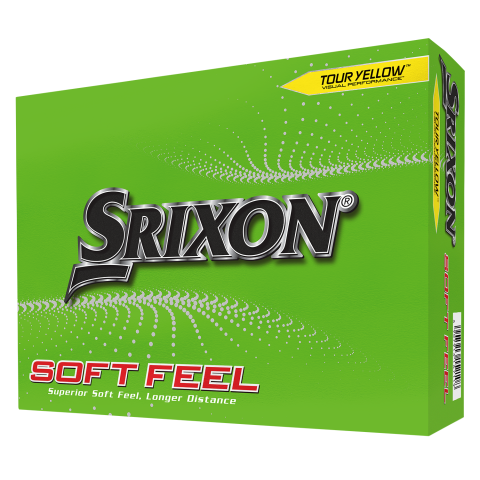 Srixon Soft Feel Golf Balls Tour Yellow / Dozen