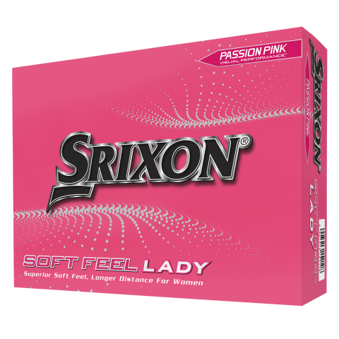 Srixon Soft Feel Ladies Golf Balls Passion Pink / Dozen