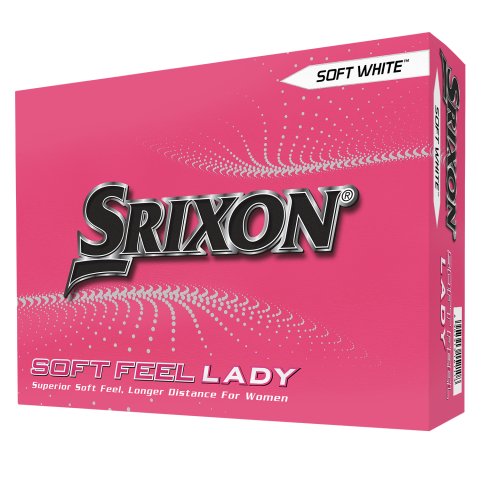 Srixon Soft Feel Ladies Golf Balls White/ Dozen