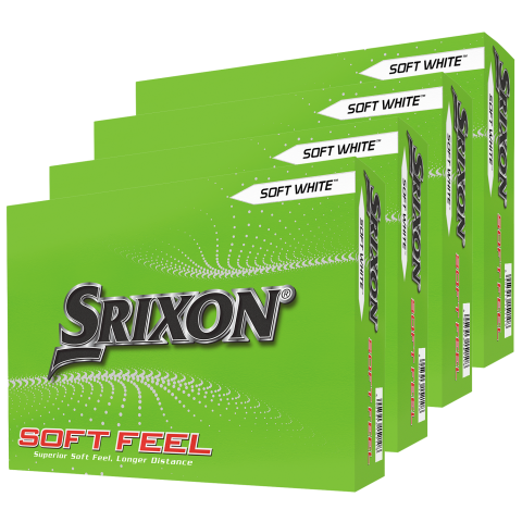Srixon Soft Feel 4 for 3 Golf Balls Soft White / 4 Dozen