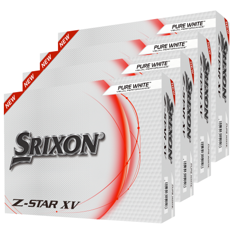 Srixon Z-STAR XV 4 for 3 Golf Balls Pure White / 4 Dozen