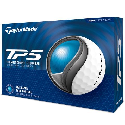 TaylorMade 2024 TP5 Golf Balls White / Dozen
