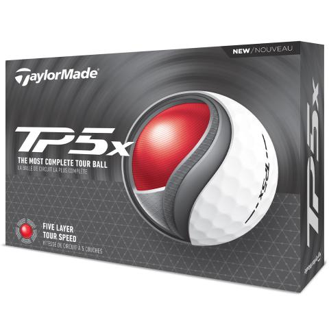 TaylorMade 2024 TP5x Golf Balls White / Dozen