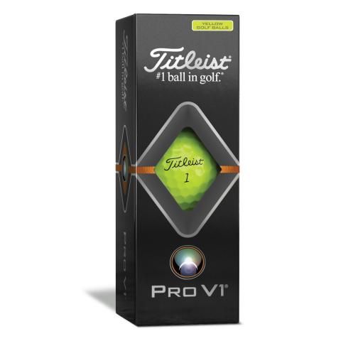 Titleist Pro V1 19 Golf Balls Yellow Scottsdale Golf