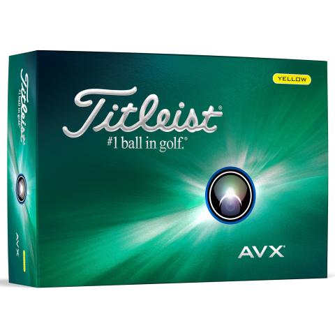 Titleist AVX Golf Balls Yellow / Dozen
