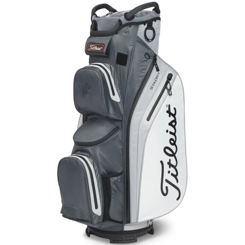 Titleist Cart 14 StaDry Waterproof Golf Cart Bag Charcoal/Grey/White