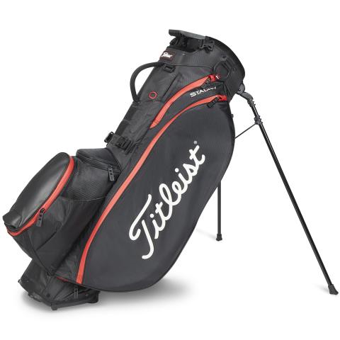 Titleist Players 5 StaDry Golf Stand Bag Black/Black/Red
