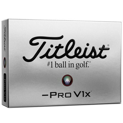 Titleist Pro V1x Left Dash Golf Balls White / Dozen