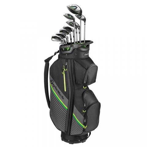 TaylorMade RBZ Speedlite 13 Piece Golf Package Set Mens / Right Handed / Cart Bag / Graphite Woods/Steel Irons