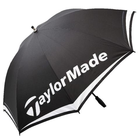 TaylorMade 60 Inch Single Canopy Golf Umbrella Black/Grey/White