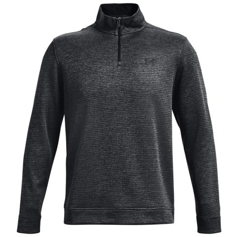 Under Armour Storm Zip Neck Sweater Black/Black | Scottsdale Golf