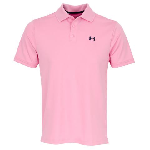 pink under armour polo