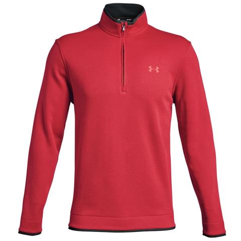 Under Armour Storm SweaterFleece Zip Neck Sweater Venom Red/Venom Red ...