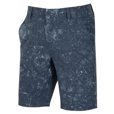 Under Armour Drive Printed Taper Golf Shorts Downpour Gray
