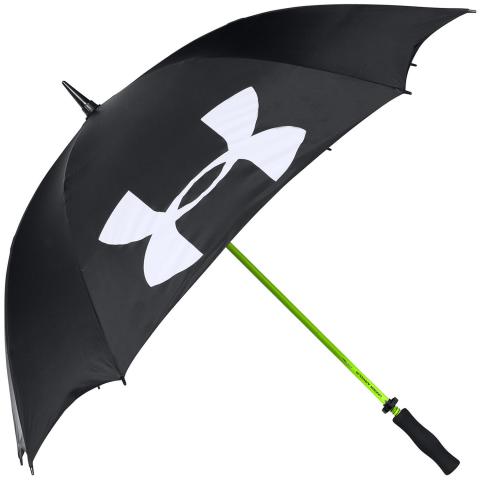 Under Armour UA Double Canopy Golf Umbrella Black/White/Slime