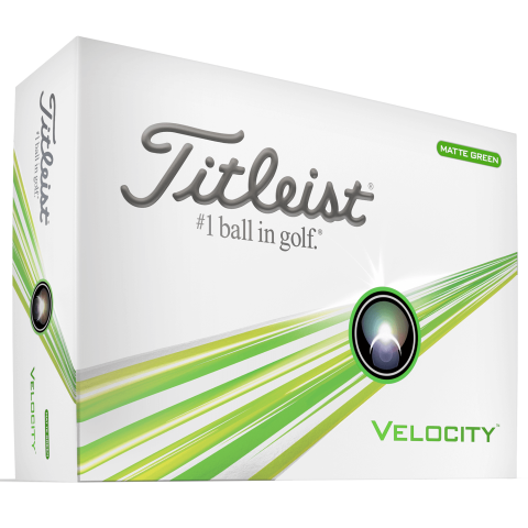 Titleist Velocity Golf Balls Green / Dozen