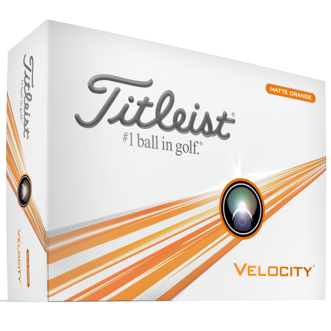 Titleist Velocity Golf Balls Orange / Dozen